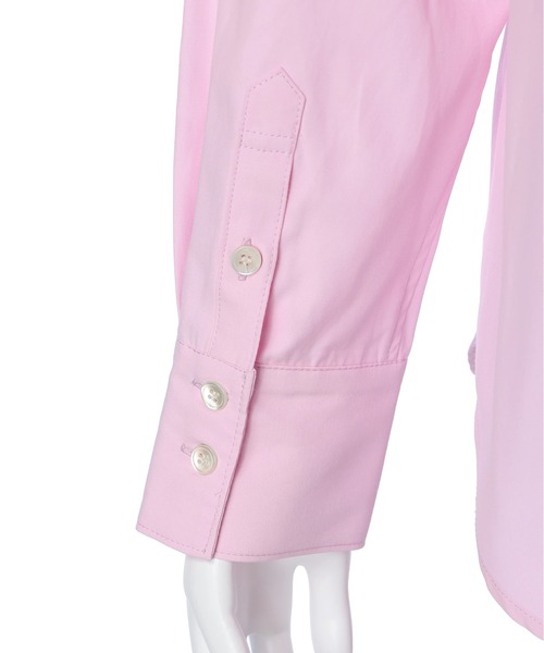 JUSGLITTY（ジャスグリッティー）の「刺繍入りシャツ（シャツ/ブラウス・レディース・ピンク・1/2）」の8枚目の写真