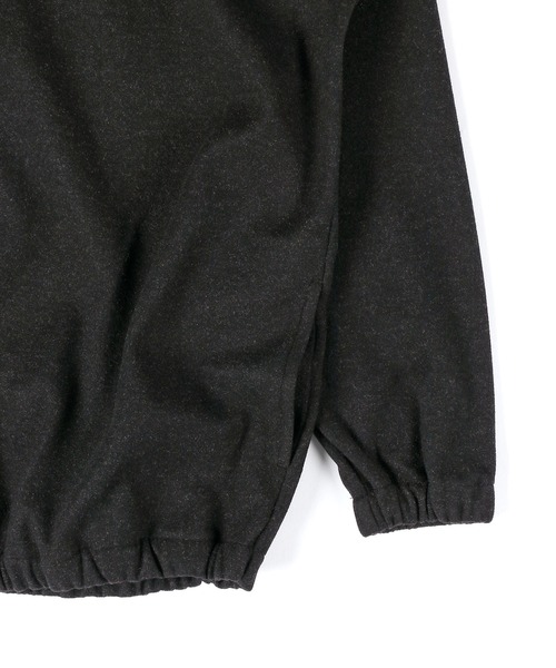 The DUFFER of ST.GEORGE（ザダファーオブセントジョージ）の「WOOL LIKE PONTE PO SHIRT：ポンチ素材 ウールライク プルオーバーシャツ（シャツ/ブラウス・メンズ・チャコールグレー/ブラック・MEDIUM/LARGE/X-LARGE）」の13枚目の写真