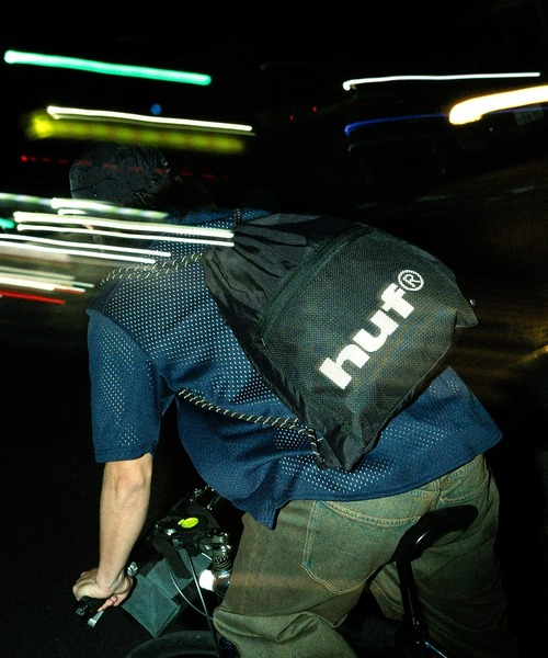 HUF（ハフ）の「HUFeightynine KNAPSACK（バックパック/リュック・メンズ・ネイビー/ブラック・O/S）」の4枚目の写真