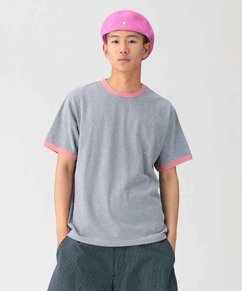BEAMS(ビームス)の「ダメージ リンガー Tシャツ【リラックスフィット】(Tシャツ/カットソー・メンズ・グレー系その他/ネイビー・M/S/L/XL)」の15枚目の写真