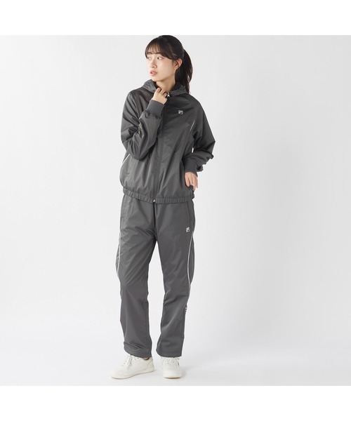 FILA(フィラ)の「FILA フィラ スポーツ ライトリップ フリース ハイブリット ジャケット(ブルゾン・レディース・ブラック/チャコールグレー/ネイビー・L/M/LL)」の10枚目の写真