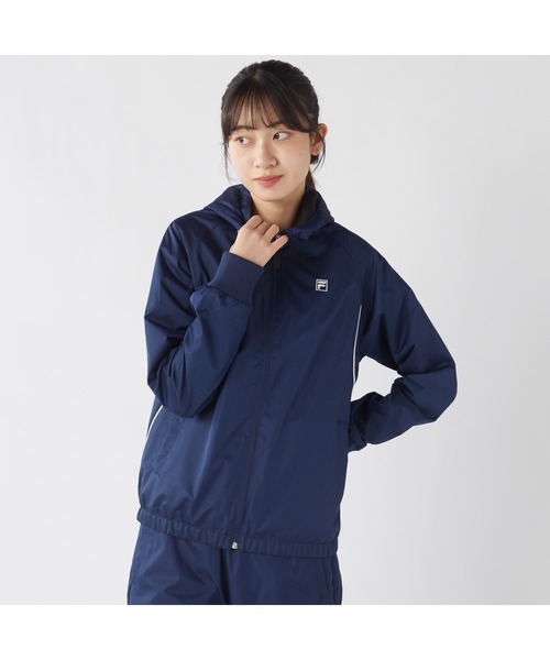 FILA(フィラ)の「FILA フィラ スポーツ ライトリップ フリース ハイブリット ジャケット(ブルゾン・レディース・ブラック/チャコールグレー/ネイビー・L/M/LL)」の12枚目の写真