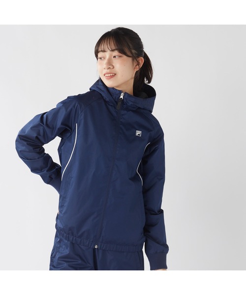FILA(フィラ)の「FILA フィラ スポーツ ライトリップ フリース ハイブリット ジャケット(ブルゾン・レディース・ブラック/チャコールグレー/ネイビー・L/M/LL)」の14枚目の写真