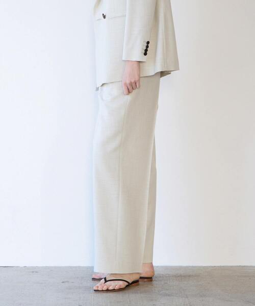 martinique（マルティニーク）の「タックパンツ（セットアップ可）（その他パンツ・レディース・ホワイト系その他・2/1）」の4枚目の写真