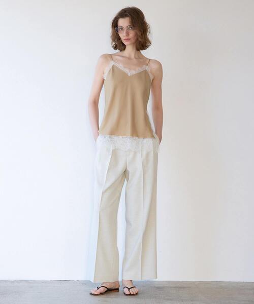 martinique（マルティニーク）の「タックパンツ（セットアップ可）（その他パンツ・レディース・ホワイト系その他・2/1）」の7枚目の写真