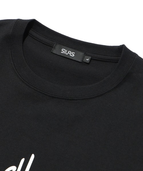 SILAS(サイラス)の「CURSIVE SILAS AND MARIA S/S TEE(Tシャツ/カットソー・メンズ・ホワイト/ブラック/イエロー・L/M/XL)」の6枚目の写真