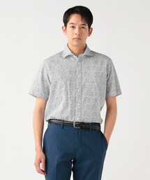 BEAMS HEART | シアサッカー 小花柄プリント カッタウェイカラー シャツ 26SS(シャツ/ブラウス)