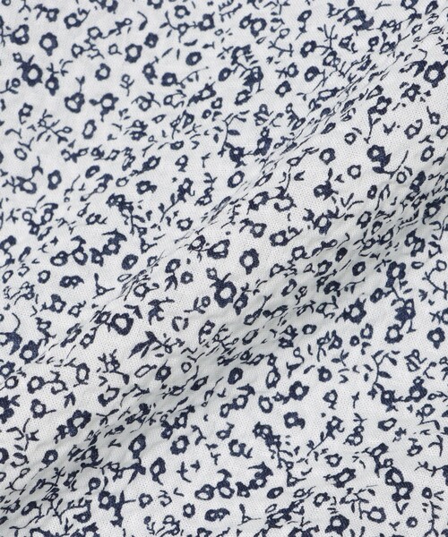 BEAMS HEART（ビームスハート）の「シアサッカー 小花柄プリント カッタウェイカラー シャツ 26SS（シャツ/ブラウス・メンズ・ホワイト・LARGE/MEDIUM/SMALL/X-LARGE）」の11枚目の写真