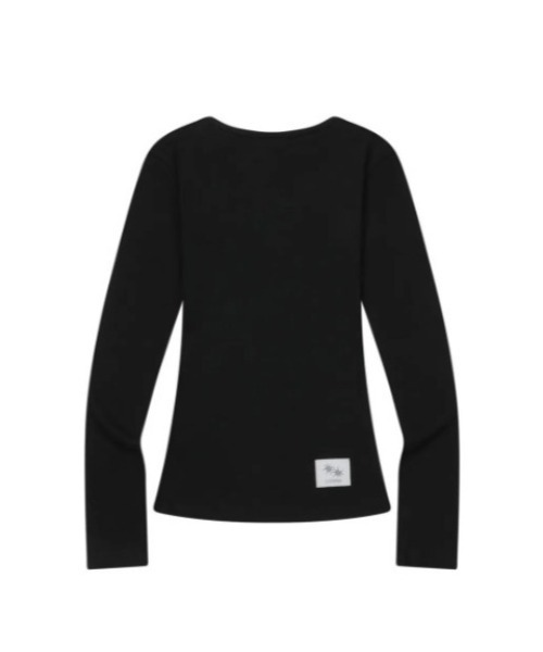 COIRIS_（コイリス）の「◇COIRIS◇ブランド直輸入正規品/デルキ ミディ ロングスリーブ Tシャツ DELKI MIDI LONG SLEEVE T（Tシャツ/カットソー・レディース・グレー/ブラック/ホワイト・FREE）」の9枚目の写真