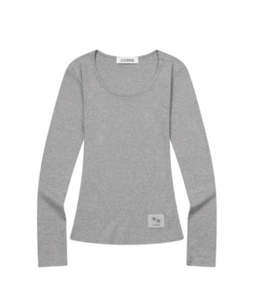 COIRIS_（コイリス）の「◇COIRIS◇ブランド直輸入正規品/デルキ ミディ ロングスリーブ Tシャツ DELKI MIDI LONG SLEEVE T（Tシャツ/カットソー・レディース・グレー/ブラック/ホワイト・FREE）」の12枚目の写真