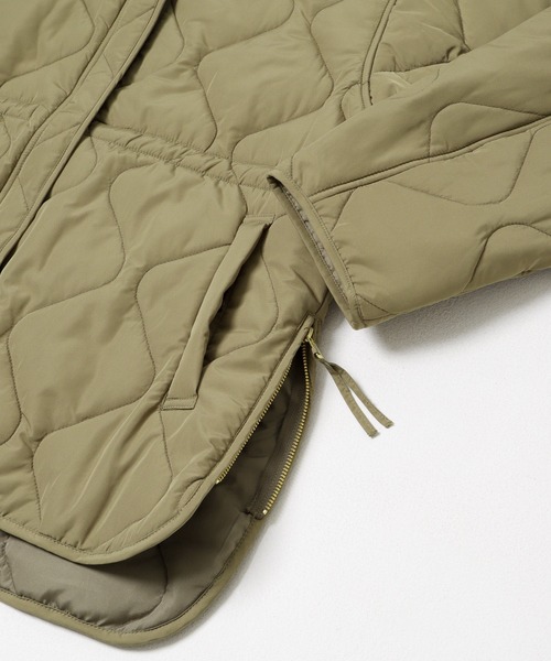 ITEMS URBANRESEARCH（アイテムズ アーバンリサーチ）の「ドロストサイドオープン中綿ブルゾン（ブルゾン・レディース・カーキ/ブラック/ホワイト系その他・FREE）」の10枚目の写真