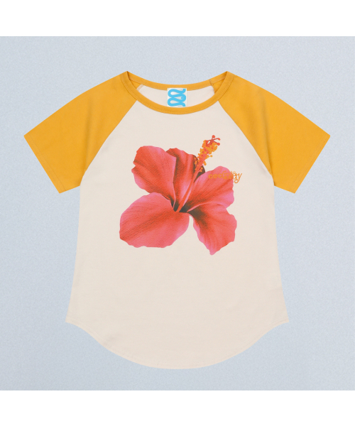 chancechance(チャンスチャンス)の「FLOWER RAGLAN T-SHIRT(Tシャツ/カットソー・レディース・その他・FREE)」の2枚目の写真