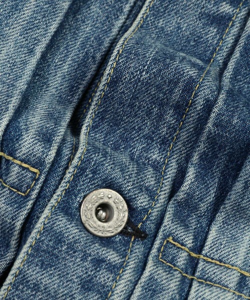 MADE IN JAPAN BAND COLLAR TRUCKER JK：岡山デニム バンドカラー