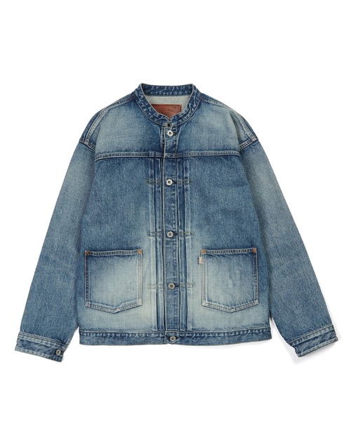 MADE IN JAPAN BAND COLLAR TRUCKER JK：岡山デニム バンドカラー