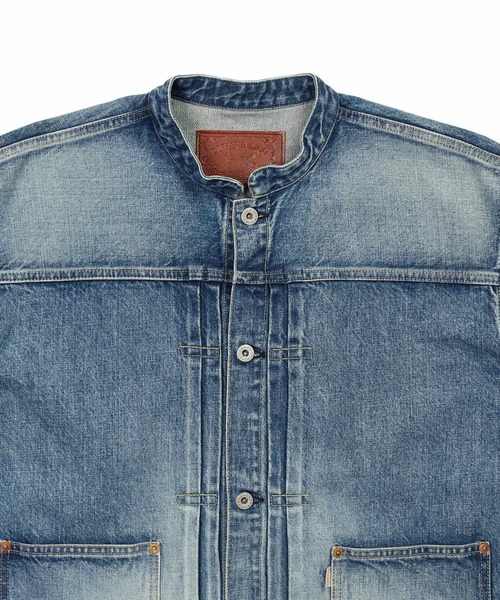 MADE IN JAPAN BAND COLLAR TRUCKER JK：岡山デニム バンドカラー