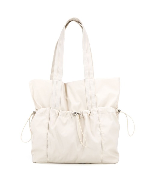 COLDE （コルデ）の「ギャザーポケットトートバッグ（トートバッグ・レディース・アイボリー/ブラック/グレー/ブルー・FREE）」の14枚目の写真