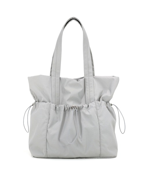 COLDE （コルデ）の「ギャザーポケットトートバッグ（トートバッグ・レディース・アイボリー/ブラック/グレー/ブルー・FREE）」の15枚目の写真