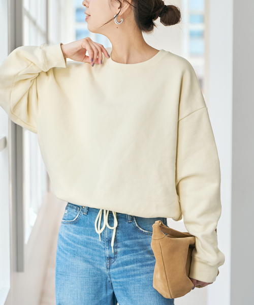 Spick and Span 【+81BRANCA】別注裏起毛スウェット Spick & Span(スピックアンドスパン)の「+81BRANCA Sweatshirt（Spick
