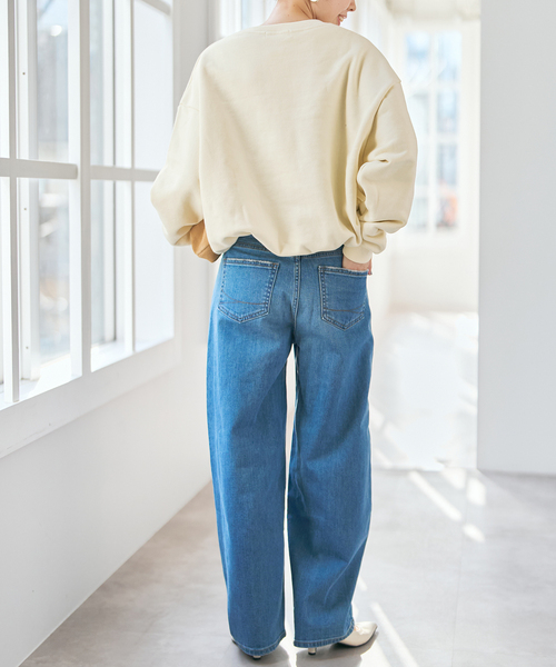 Spick & Span(スピックアンドスパン)の「ソフト裏毛プルオーバー(スウェット・レディース・ベージュ/イエロー系その他/ホワイト系その他・FREE)」の10枚目の写真
