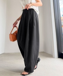 classicalelf（クラシカルエルフ）の「とろけるような落ち感で、品よく美しく整う♪ツイルコクーンカーブパンツ（スラックス）」