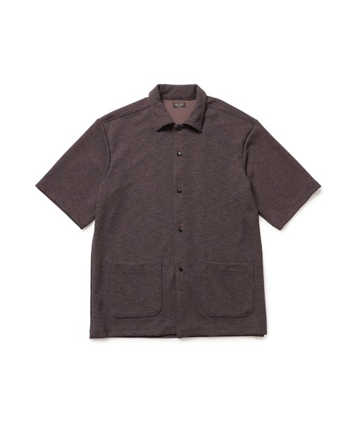 MR.OLIVE（ミスターオリーブ）の「POLYESTER HEMP JERSEY  / SHORT/S SERVICE SHIRT /M261135（シャツ/ブラウス・メンズ・アイボリー/ブラック/ブラウン・MEDIUM/LARGE）」の8枚目の写真