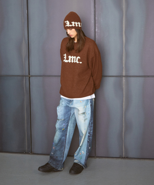 LMCの「GOTHIC NAME KNIT SWEATER black(ニット/セーター・レディース・その他・S/M/L)」の2枚目の写真