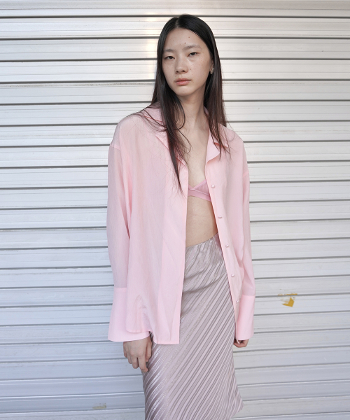 NUUANU(ヌアヌ)の「Suriya Shirt_Pink(シャツ/ブラウス・レディース・その他・3/2/1)」の1枚目の写真