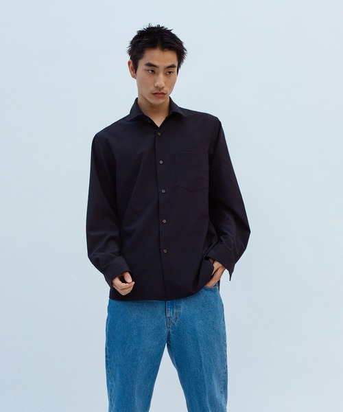 ADAM ET ROPE'(アダムエロペ)の「ブリーチ ストレート スラックスデニム / ADAM ET ROPE' JEANS -IMAG-(デニムパンツ・メンズ・ブルー系その他4・XL/S/M/L)」の18枚目の写真