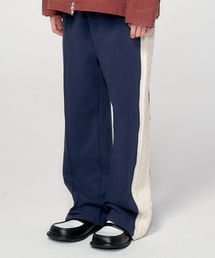 HONGWOOSUNG（ホンウソン）の「Fisher Knit Jogger Pants_Navy（スウェットパンツ）」