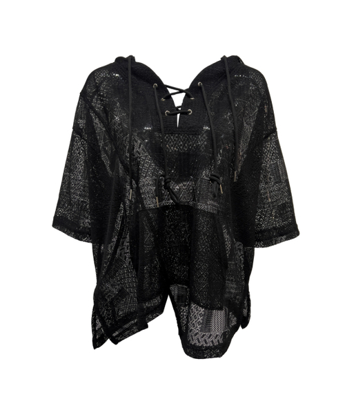 SETSETSET(セットセットセット)の「ボヘミアン レース フーディー ブラック(Tシャツ/カットソー・レディース・その他・ONE SIZE)」の11枚目の写真