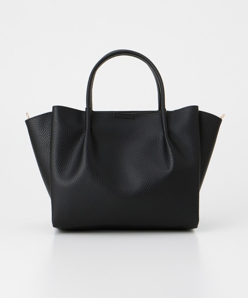 Honeys（ハニーズ）の「軽量ベルト付バッグ（ハンドバッグ・レディース・イエロー/ブラック/グレイッシュベージュ/チャコール・FREE）」の14枚目の写真