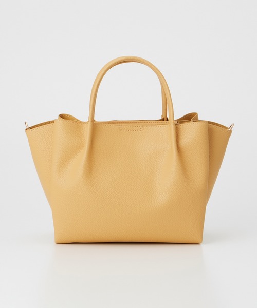 Honeys（ハニーズ）の「軽量ベルト付バッグ（ハンドバッグ・レディース・イエロー/ブラック/グレイッシュベージュ/チャコール・FREE）」の20枚目の写真