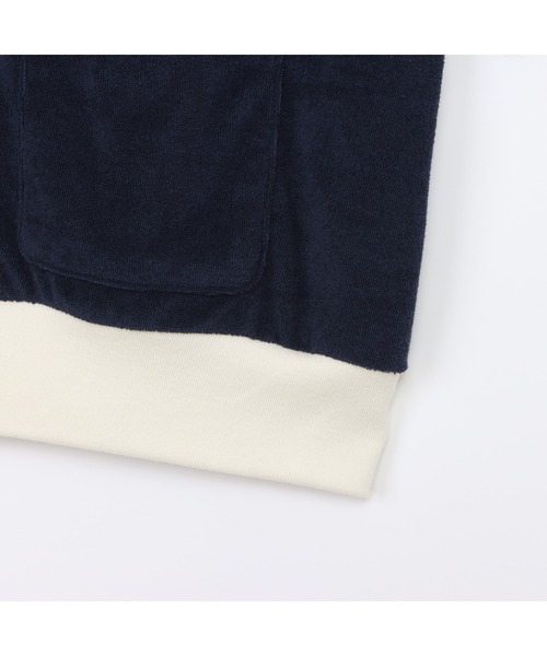 Champion(チャンピオン)の「【Champion/チャンピオン】レディース ジップショートスリーブカーディガン(カーディガン/ボレロ・レディース・ダークブラウン/ライトブルー/アイボリー系/ダークネイビー・LARGE/MEDIUM)」の22枚目の写真