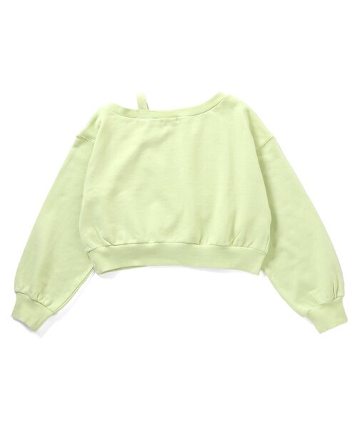 algy(アルジー)の「【セットアップ対応】クロップドトレーナー(スウェット・キッズ・アイボリー/ライム/グレー・160/150/140/130)」の8枚目の写真