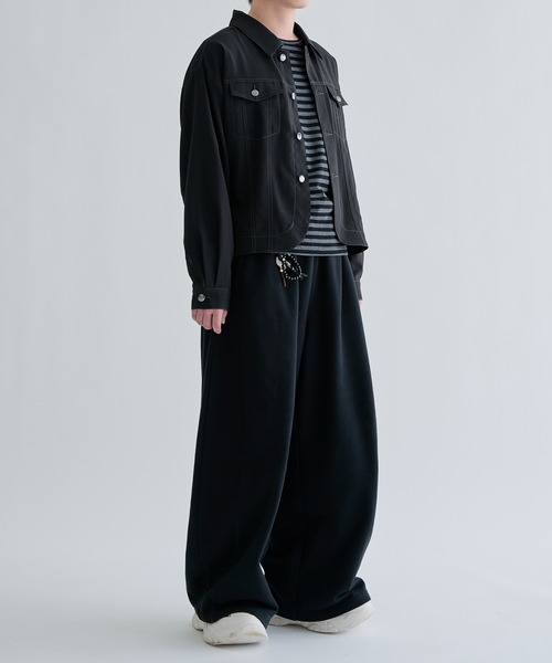 EPNK（イーピーエヌケー）の「Jacket like long sleeve shirts / ジャケットライクロングスリーブシャツ（シャツ/ブラウス・メンズ・ブラック系/ライトブルー/ブラック/グレー・SMALL/MEDIUM/LARGE）」の19枚目の写真