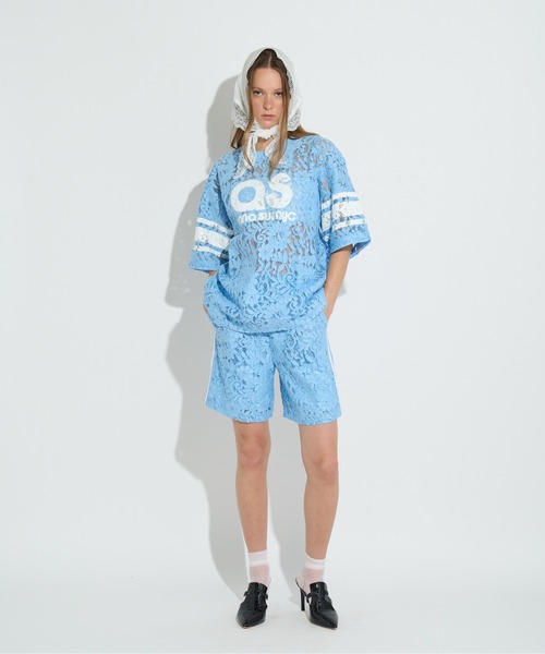 anna sui nyc（アナ スイ エヌ ワイ シー）の「SPレースロゴTシャツ（Tシャツ/カットソー・レディース・サックスブルー/ブラック/ホワイト・FREE）」の14枚目の写真