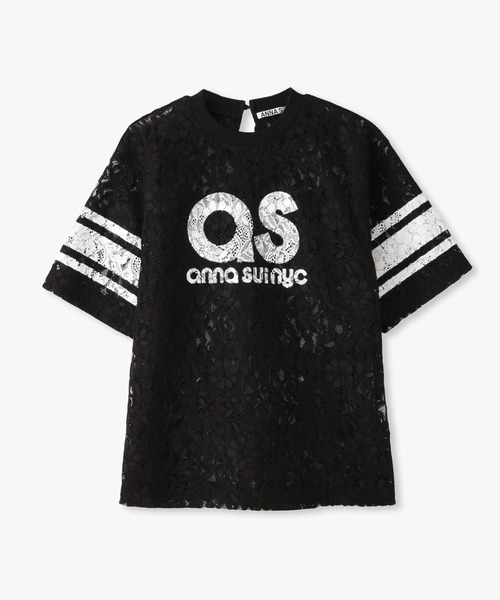anna sui nyc（アナ スイ エヌ ワイ シー）の「SPレースロゴTシャツ（Tシャツ/カットソー・レディース・サックスブルー/ブラック/ホワイト・FREE）」の18枚目の写真
