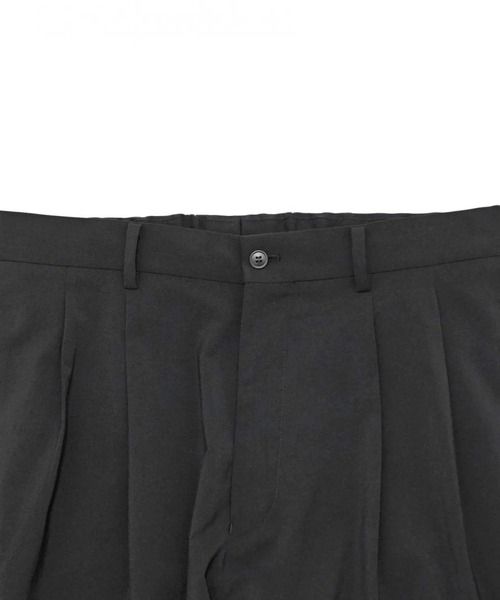 yoko sakamoto(ヨーコサカモト)の「【YOKO SAKAMOTO】 DOUBLE PLEATED TROUSERS(スラックス・メンズ・ブラック・SMALL/MEDIUM/LARGE)」の5枚目の写真