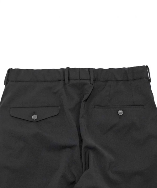 yoko sakamoto(ヨーコサカモト)の「【YOKO SAKAMOTO】 DOUBLE PLEATED TROUSERS(スラックス・メンズ・ブラック・SMALL/MEDIUM/LARGE)」の8枚目の写真