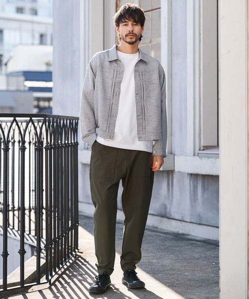 CAMBIO(カンビオ)の「mj11365- Gジャン1st型ネップジャケット(26044CM)(その他アウター・メンズ・ネイビー/ベージュ/グレー・S/M/L)」の6枚目の写真