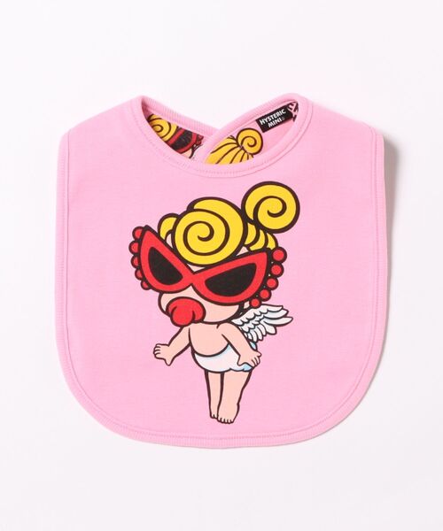 HYSTERIC MINI（ヒステリックミニ）の「ANGEL MINI RV スタイ（その他ベビー用品・キッズ・ホワイト/ブラック/ベビーピンク・FREE）」の3枚目の写真