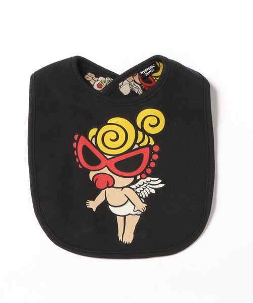 HYSTERIC MINI（ヒステリックミニ）の「ANGEL MINI RV スタイ（その他ベビー用品・キッズ・ホワイト/ブラック/ベビーピンク・FREE）」の2枚目の写真