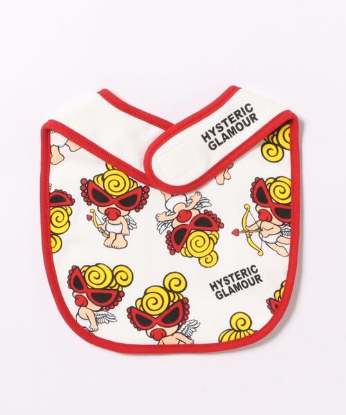 HYSTERIC MINI（ヒステリックミニ）の「ANGEL MINI RV スタイ（その他ベビー用品・キッズ・ホワイト/ブラック/ベビーピンク・FREE）」の4枚目の写真