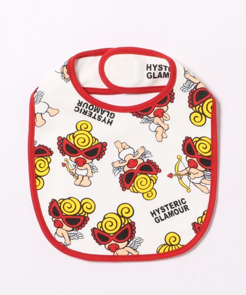 HYSTERIC MINI（ヒステリックミニ）の「ANGEL MINI RV スタイ（その他ベビー用品・キッズ・ホワイト/ブラック/ベビーピンク・FREE）」の5枚目の写真