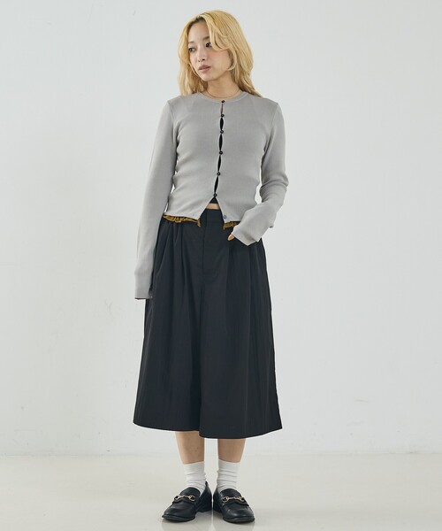 NOMINE（ノミネ）の「バイカラーコンパクトカーディガン（カーディガン/ボレロ・レディース・グリーン/ブラック/ライトグレー・フリー）」の10枚目の写真