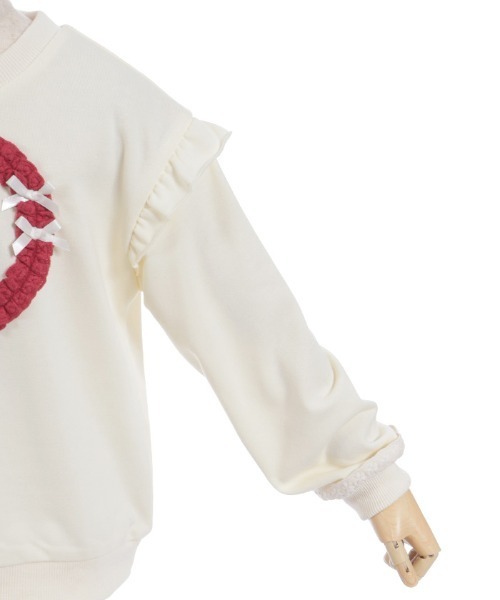 axes femme（アクシーズファム）の「ベリー刺しゅうトレーナー（Tシャツ/カットソー・キッズ・ピンク/キナリ・MEDIUM/LARGE/X-LARGE）」の12枚目の写真