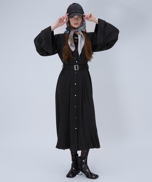 HARE(ハレ)の「KASANEシャツワンピース(HARE)(シャツワンピース・レディース・ブラック系その他/ブラック・FREE)」の1枚目の写真