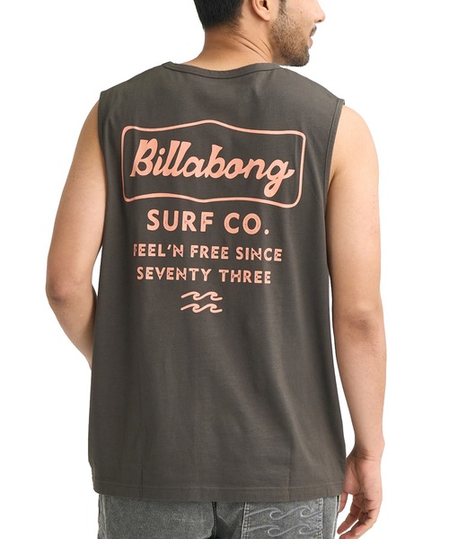BILLABONG(ビラボン)の「BILLABONG/ビラボン タンクトップ ロゴ バックプリント BG011350(タンクトップ・メンズ・ライトピンク/スミクロ/クリーム・L/M/XL)」の1枚目の写真