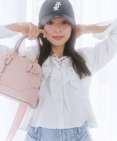 JILL by JILL STUART(ジルバイジルスチュアート)の「レーストリムラッフルブラウス(シャツ/ブラウス・レディース・ホワイト系その他/ブルー系その他・FREE)」の15枚目の写真