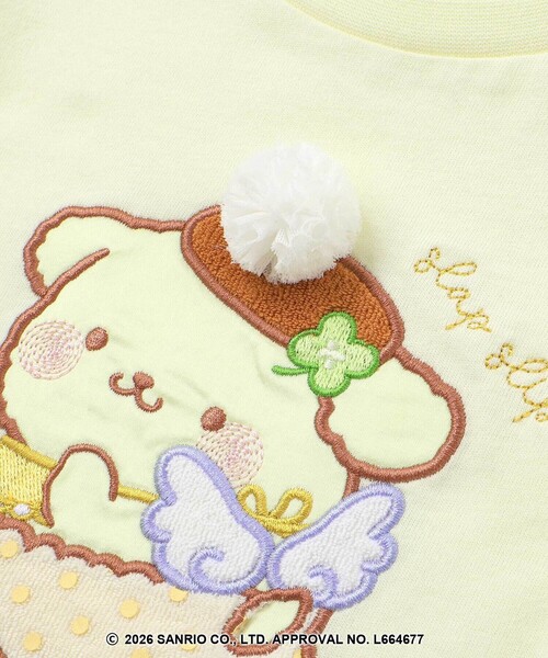 SLAP SLIP(スラップスリップ)の「シナモロールポムポムプリンフロントプリント袖チュールTシャツ(80~130cm)(Tシャツ/カットソー・キッズ・ブルー/イエロー・100cm/110cm/120cm/80cm/130cm/90cm)」の16枚目の写真